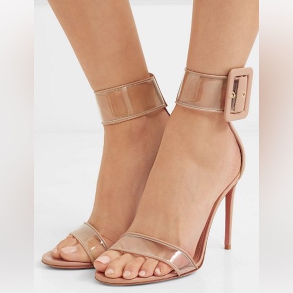 Aquazura Firenze Open Toe Sandals PVC Sz 8.5
